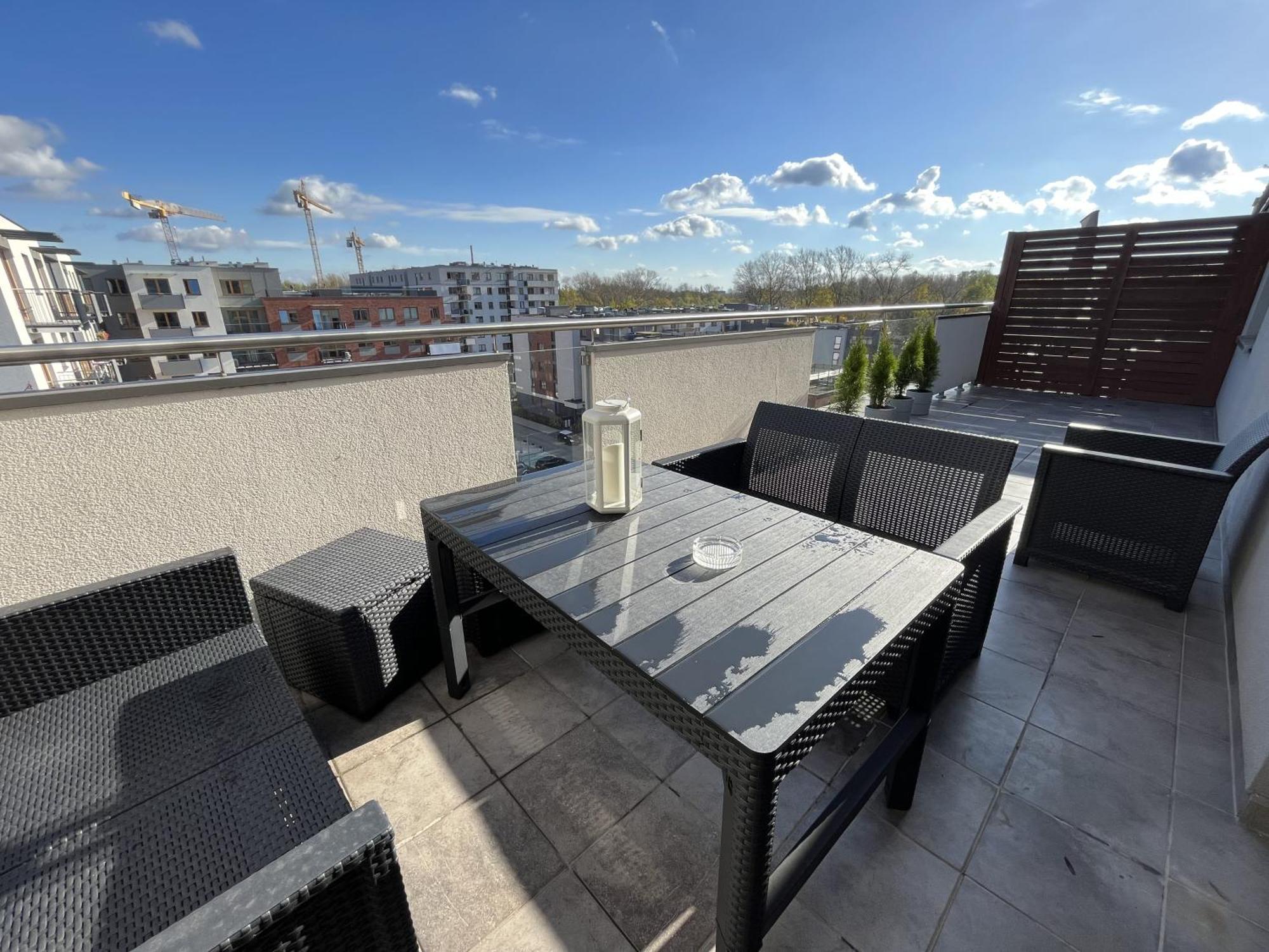 Apartament Z Tarasem Oraz Podziemnym Parkingiem Krakow Exterior photo